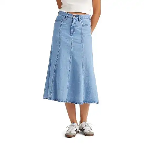 Levi's Womens Fit and Flare Skirt