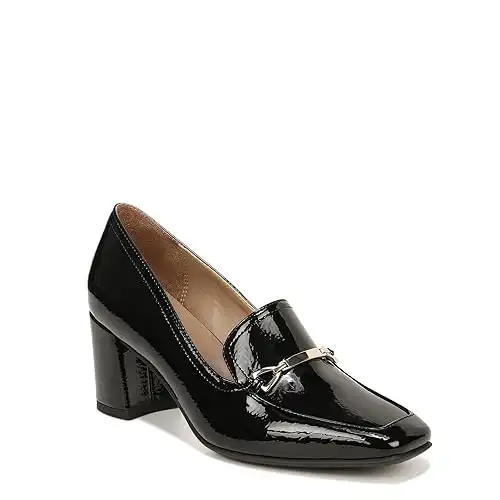 Naturalizer Womens Wynrie-bit Block Heel Bit Loafer Pump